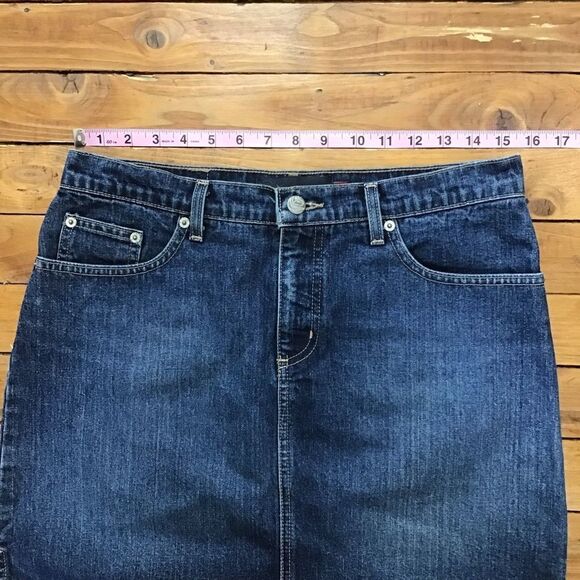 ROXY Quicksliver jeans denim mini skirt western style size 9 100% cotton denim - Picture 6 of 10